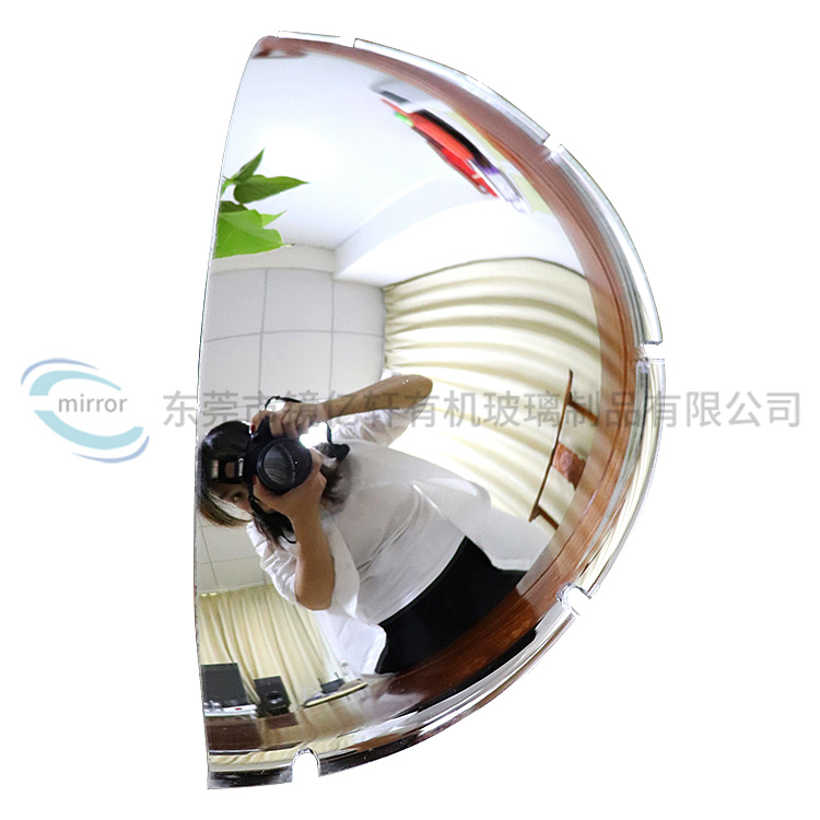 四分之一球面鏡 防盜鏡 PC鏡 倉庫吊頂反光鏡 半球鏡 360度全面鏡